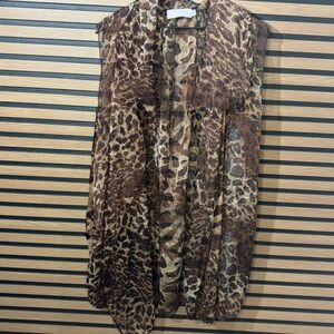 Pretty Angel Sheer Animal Print Vest